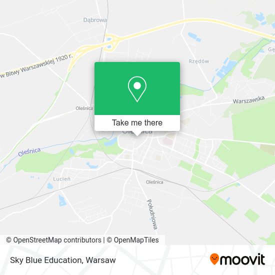 Sky Blue Education map