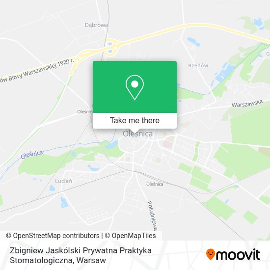 Zbigniew Jaskólski Prywatna Praktyka Stomatologiczna map