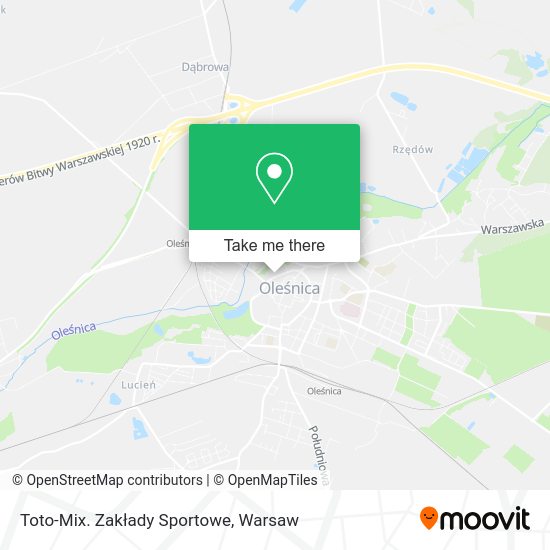 Toto-Mix. Zakłady Sportowe map