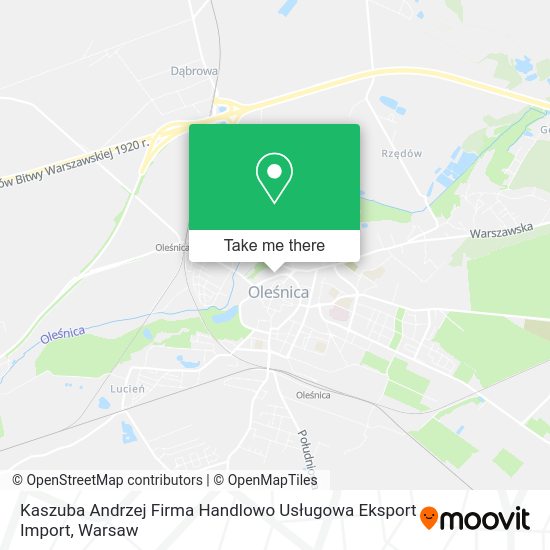 Kaszuba Andrzej Firma Handlowo Usługowa Eksport Import map