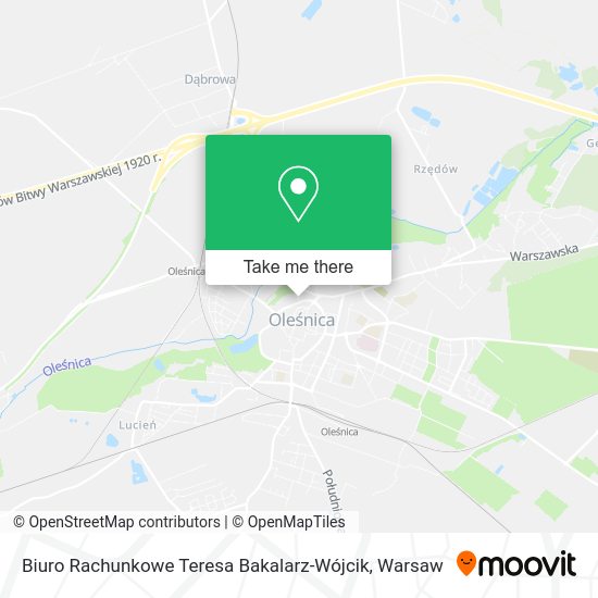 Biuro Rachunkowe Teresa Bakalarz-Wójcik map