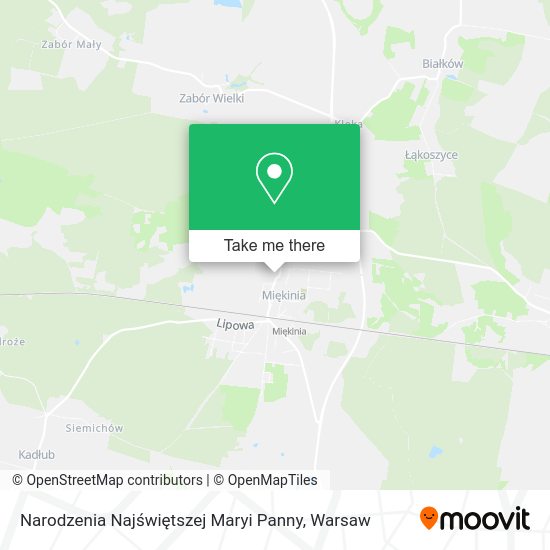 Narodzenia Najświętszej Maryi Panny map