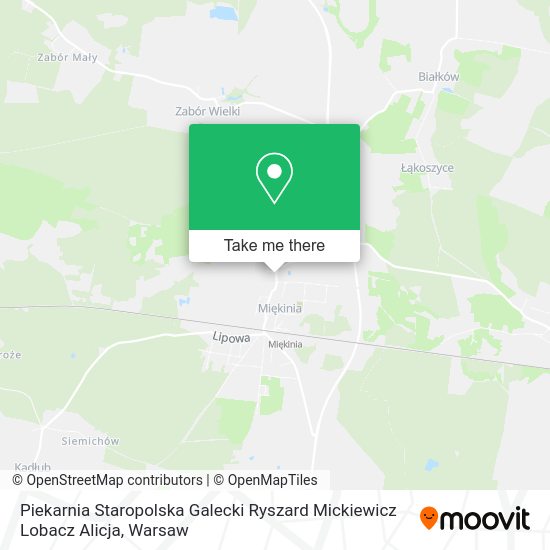 Piekarnia Staropolska Galecki Ryszard Mickiewicz Lobacz Alicja map