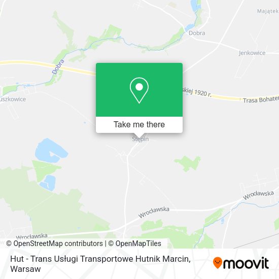 Карта Hut - Trans Usługi Transportowe Hutnik Marcin