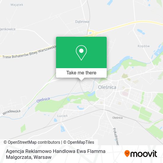 Agencja Reklamowo Handlowa Ewa Flamma Malgorzata map