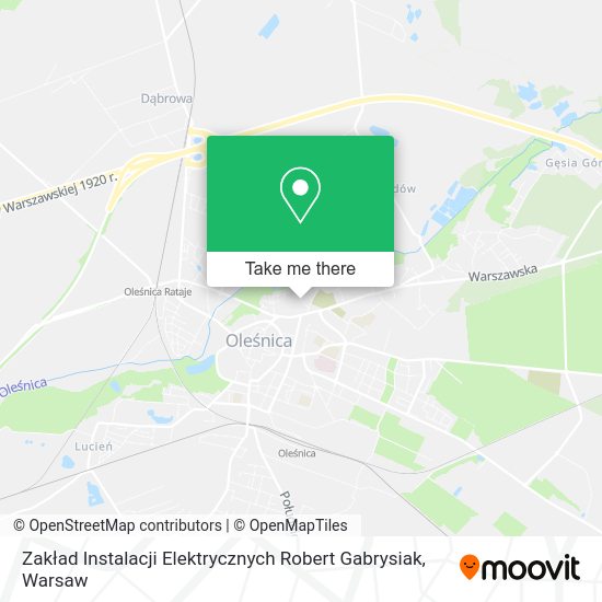 Zakład Instalacji Elektrycznych Robert Gabrysiak map