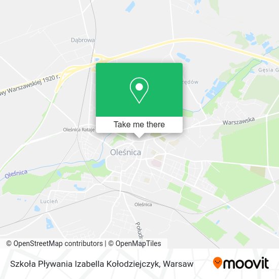 Szkoła Pływania Izabella Kołodziejczyk map