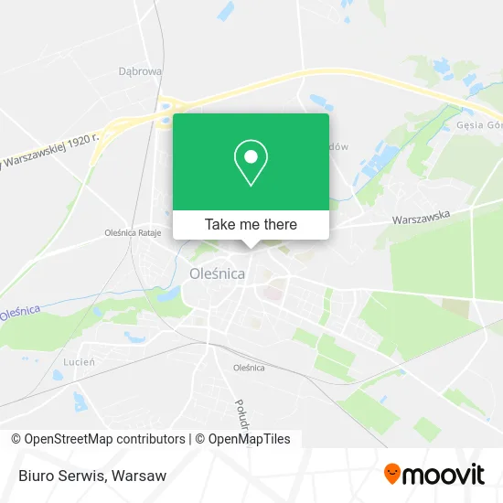 Карта Biuro Serwis