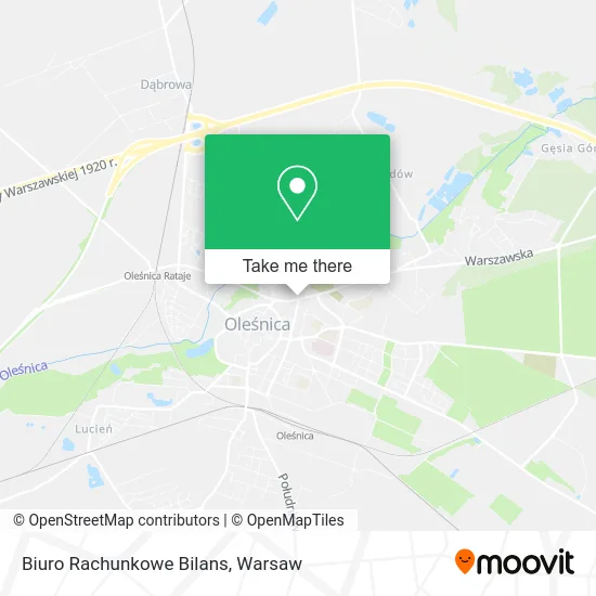 Карта Biuro Rachunkowe Bilans
