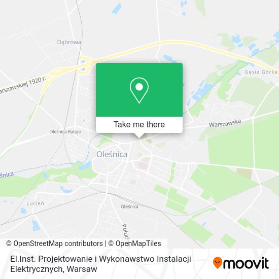 El.Inst. Projektowanie i Wykonawstwo Instalacji Elektrycznych map