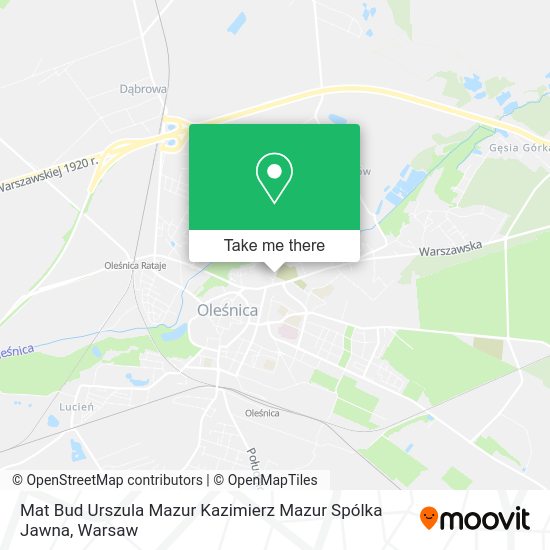 Mat Bud Urszula Mazur Kazimierz Mazur Spólka Jawna map