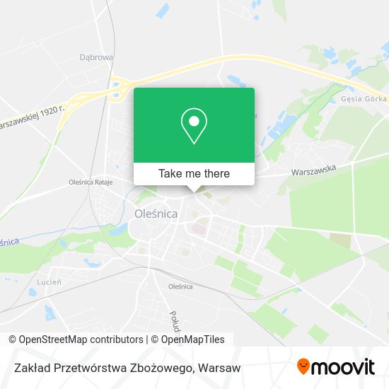 Zakład Przetwórstwa Zbożowego map