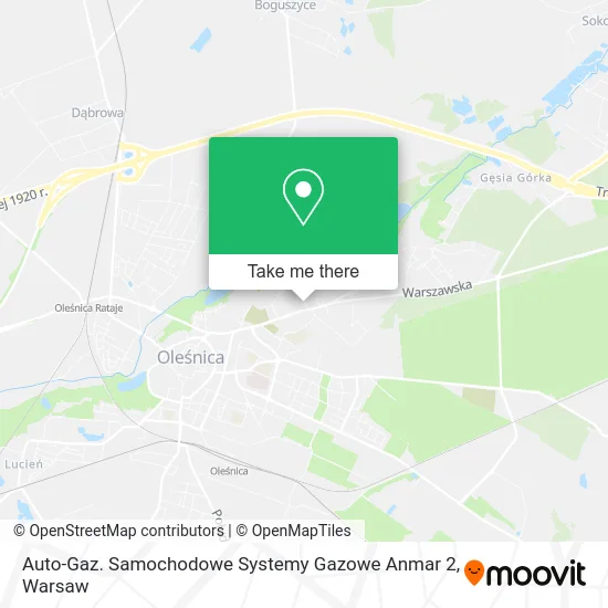 Карта Auto-Gaz. Samochodowe Systemy Gazowe Anmar 2