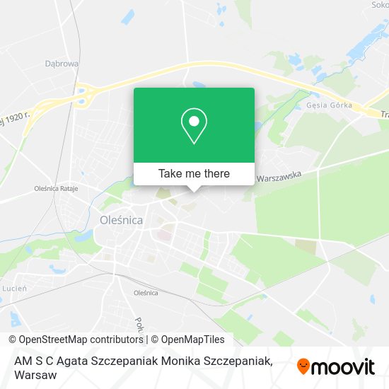 AM S C Agata Szczepaniak Monika Szczepaniak map