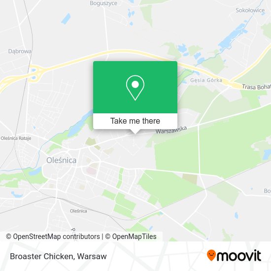 Broaster Chicken map