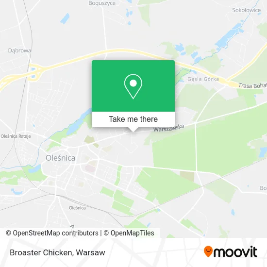 Карта Broaster Chicken