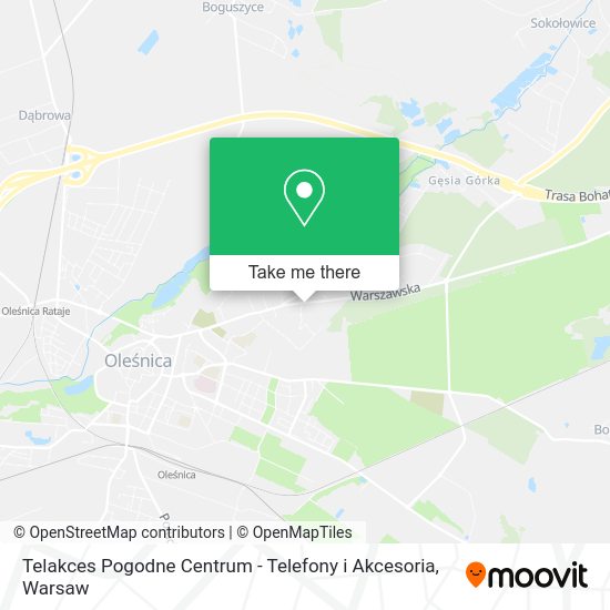 Telakces Pogodne Centrum - Telefony i Akcesoria map