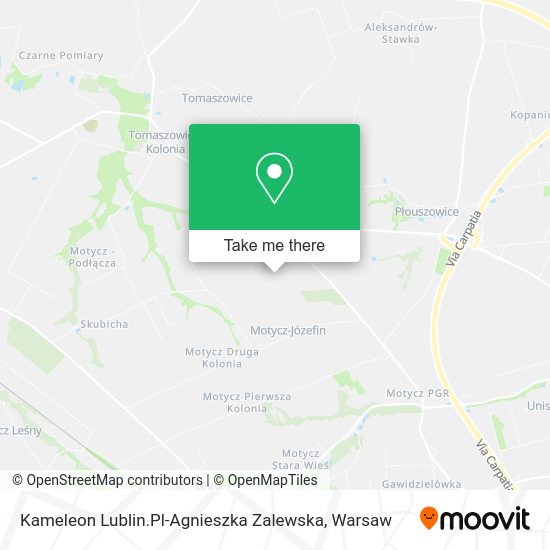 Kameleon Lublin.Pl-Agnieszka Zalewska map