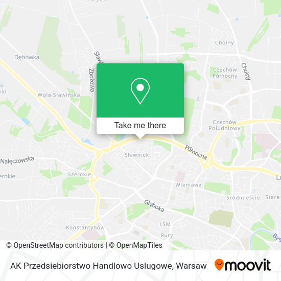 AK Przedsiebiorstwo Handlowo Uslugowe map