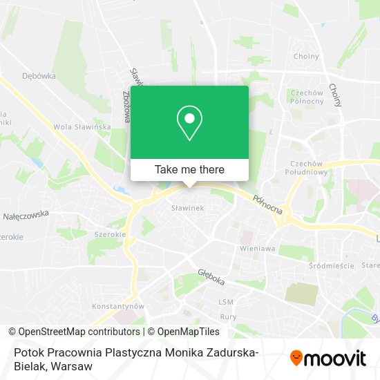 Potok Pracownia Plastyczna Monika Zadurska-Bielak map