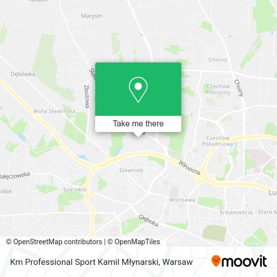 Km Professional Sport Kamil Młynarski map