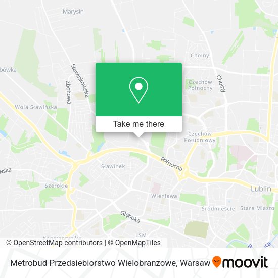 Metrobud Przedsiebiorstwo Wielobranzowe map