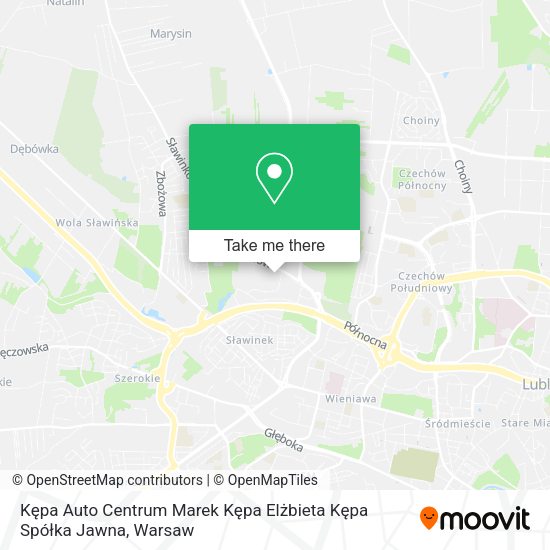 Kępa Auto Centrum Marek Kępa Elżbieta Kępa Spółka Jawna map