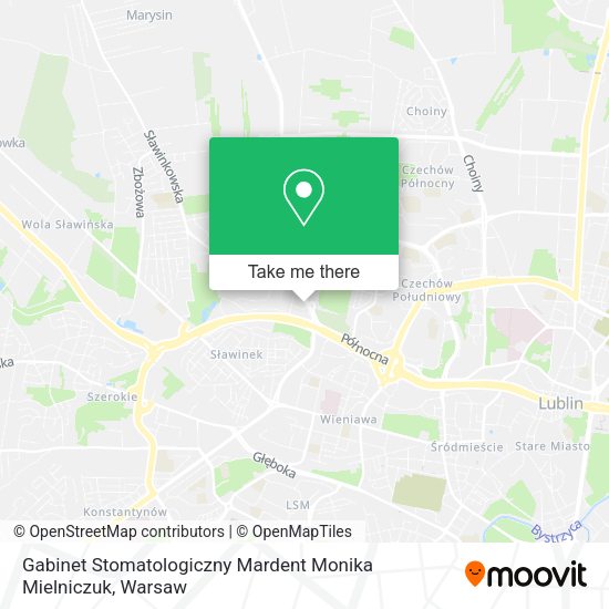 Gabinet Stomatologiczny Mardent Monika Mielniczuk map