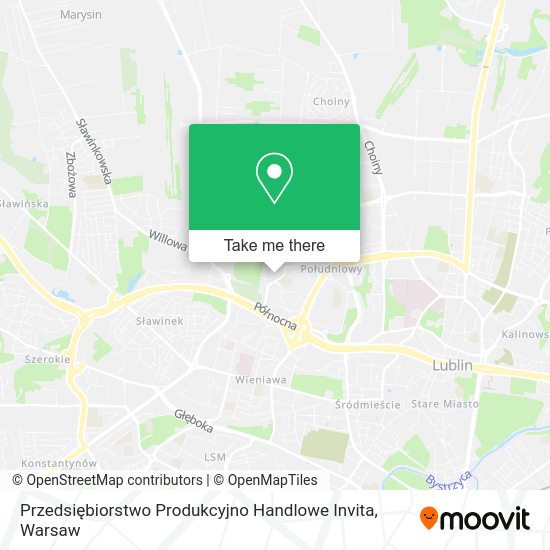 Przedsiębiorstwo Produkcyjno Handlowe Invita map