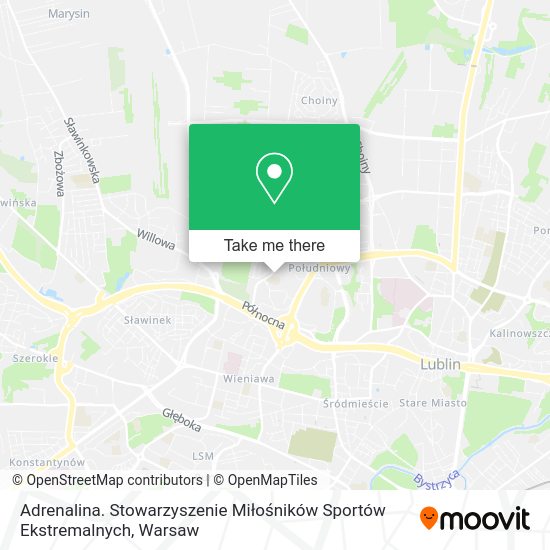 Adrenalina. Stowarzyszenie Miłośników Sportów Ekstremalnych map