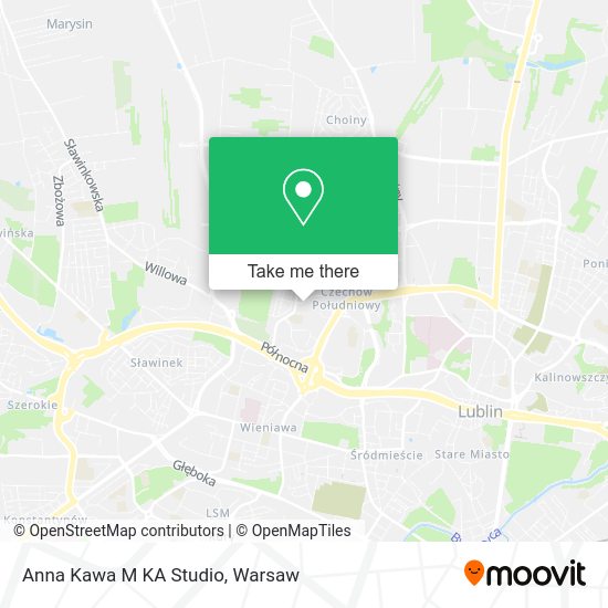 Anna Kawa M KA Studio map