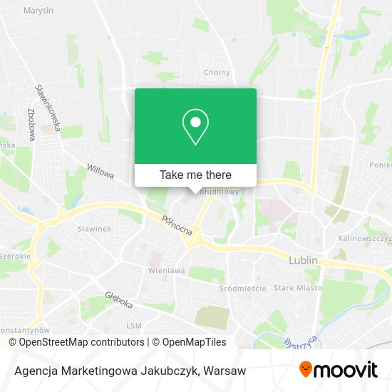 Agencja Marketingowa Jakubczyk map