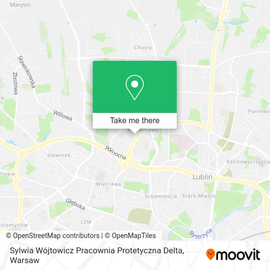 Sylwia Wójtowicz Pracownia Protetyczna Delta map