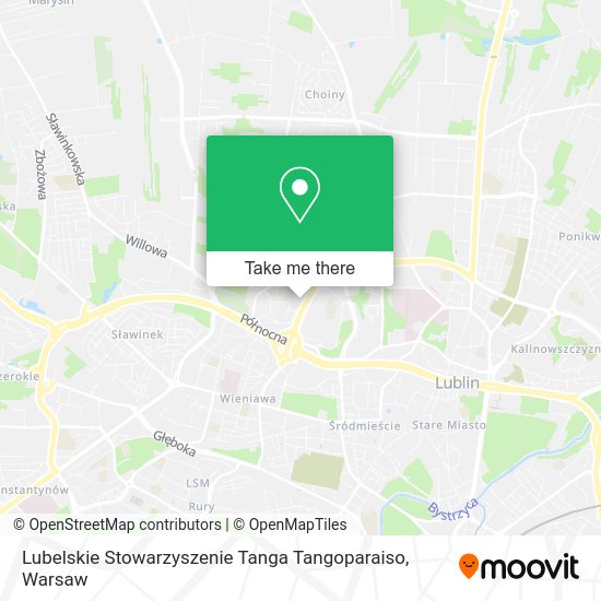 Lubelskie Stowarzyszenie Tanga Tangoparaiso map