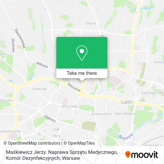 Maśkiewicz Jerzy. Naprawa Sprzętu Medycznego, Komór Dezynfekcyjnych map