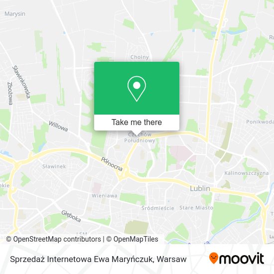 Sprzedaż Internetowa Ewa Maryńczuk map