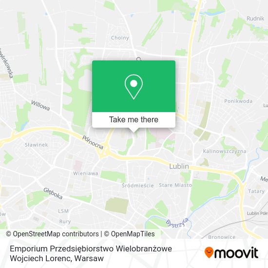 Emporium Przedsiębiorstwo Wielobranżowe Wojciech Lorenc map