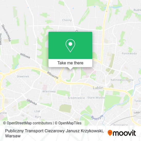 Publiczny Transport Ciezarowy Janusz Krzykowski map