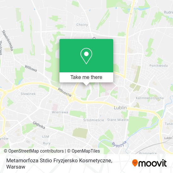 Карта Metamorfoza Stdio Fryzjersko Kosmetyczne