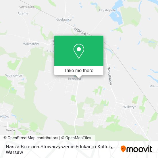 Nasza Brzezina Stowarzyszenie Edukacji i Kultury map