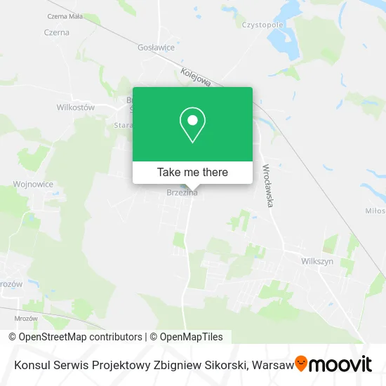 Карта Konsul Serwis Projektowy Zbigniew Sikorski