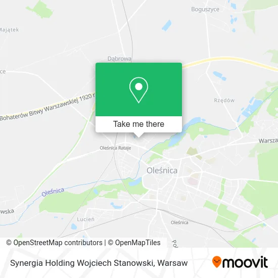 Карта Synergia Holding Wojciech Stanowski