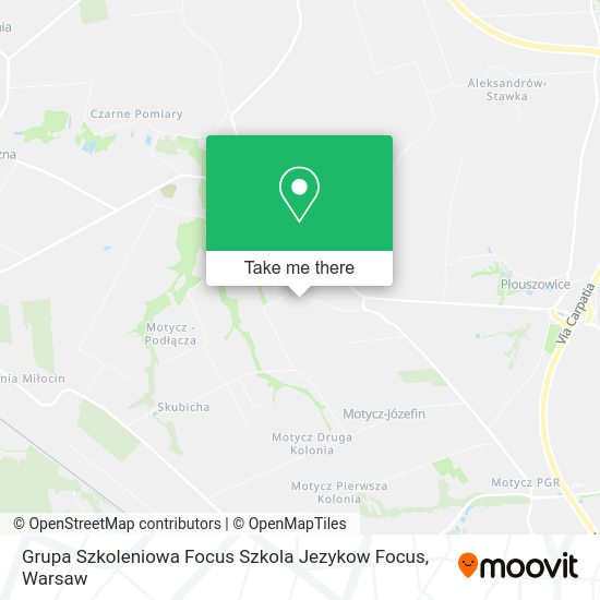 Grupa Szkoleniowa Focus Szkola Jezykow Focus map