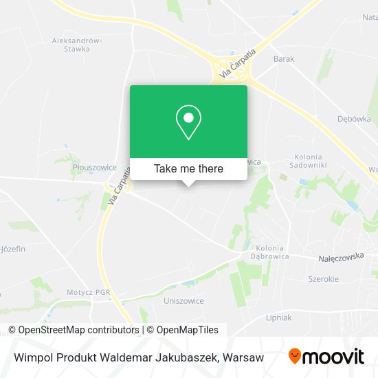 Wimpol Produkt Waldemar Jakubaszek map