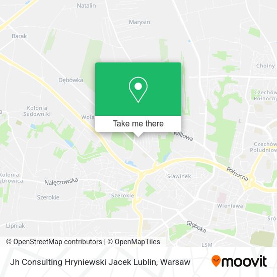 Jh Consulting Hryniewski Jacek Lublin map