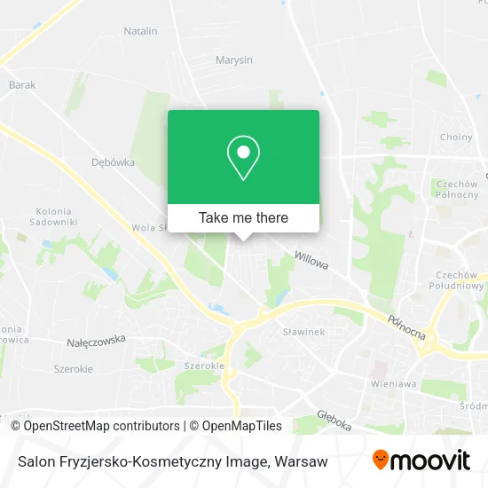 Карта Salon Fryzjersko-Kosmetyczny Image