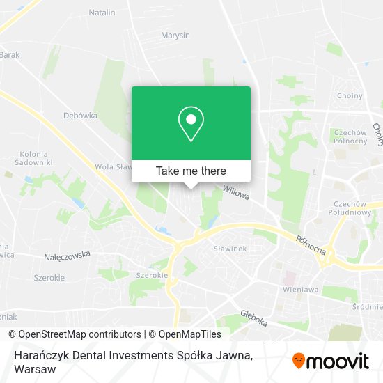 Harańczyk Dental Investments Spółka Jawna map