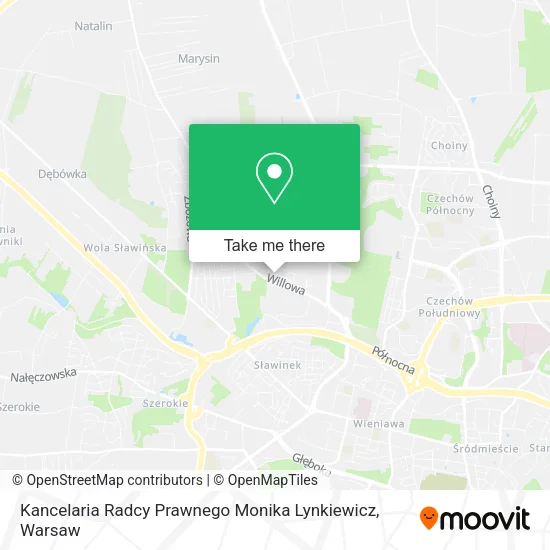 Карта Kancelaria Radcy Prawnego Monika Lynkiewicz
