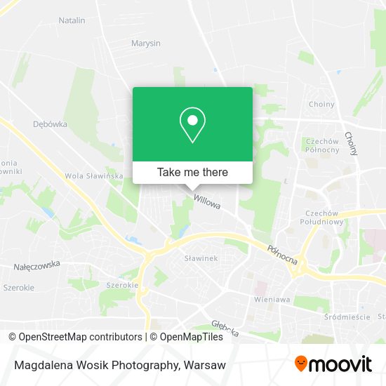 Magdalena Wosik Photography map