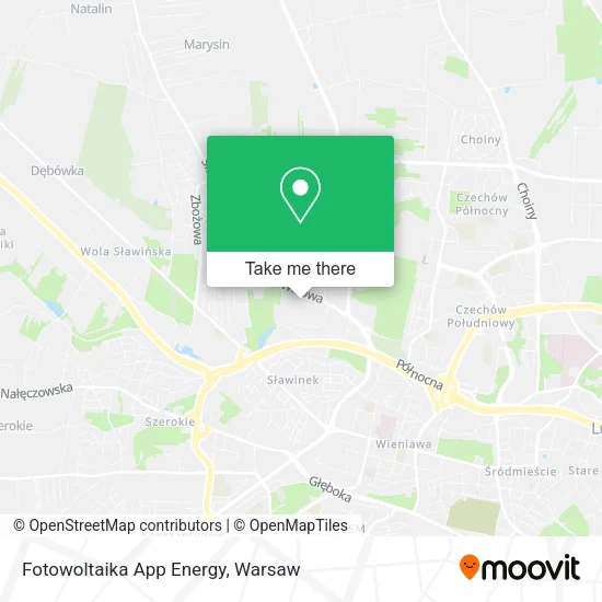 Карта Fotowoltaika App Energy